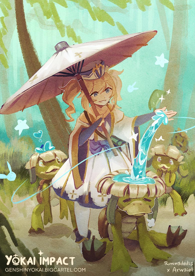 【同人图系列-原神】#晚安！【220803】