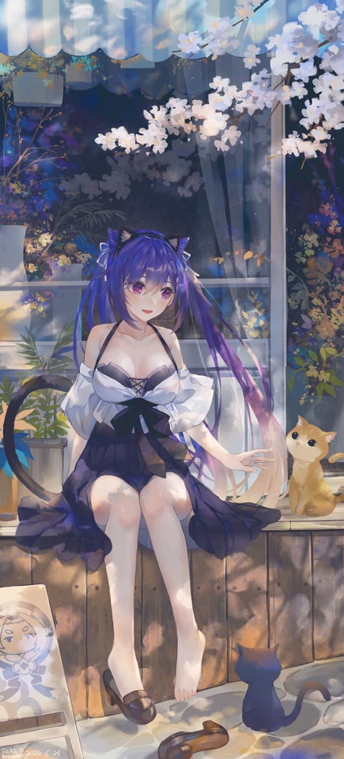 【P站同人图】#晚安原神【220724】