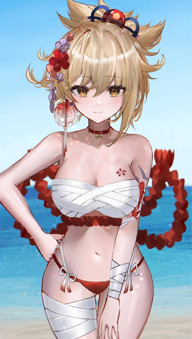 【原神同人图系列】#午安【220717】