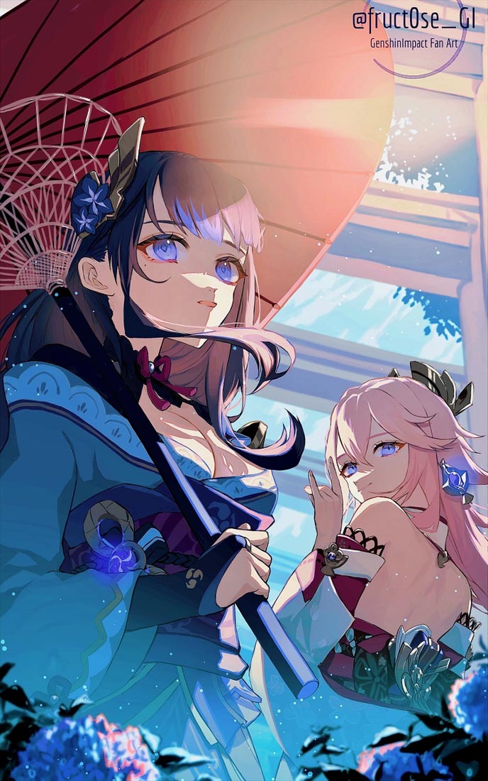 【P站同人图】#晚安原神【220724】