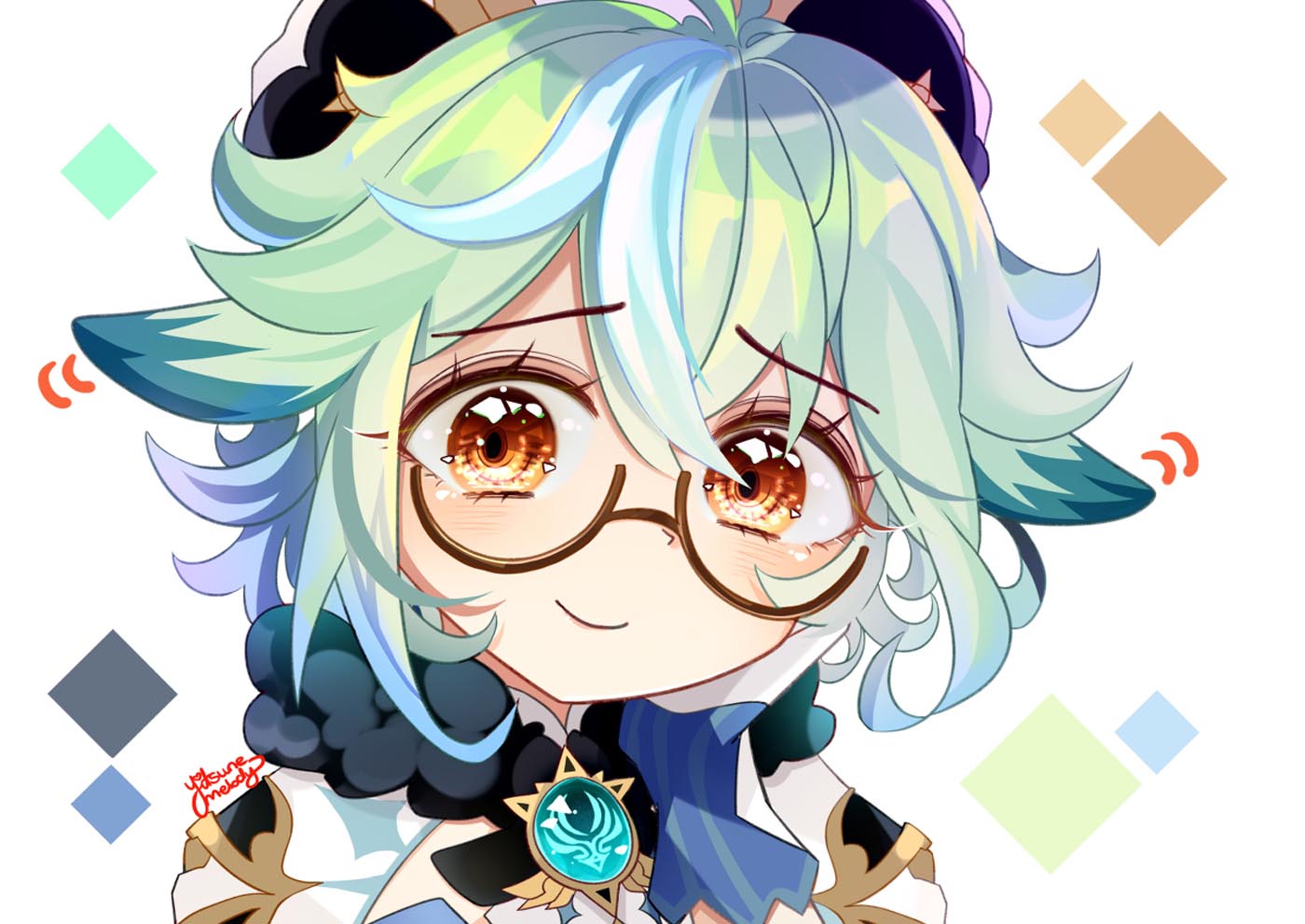 【原神同人图系列】#早安【220717】