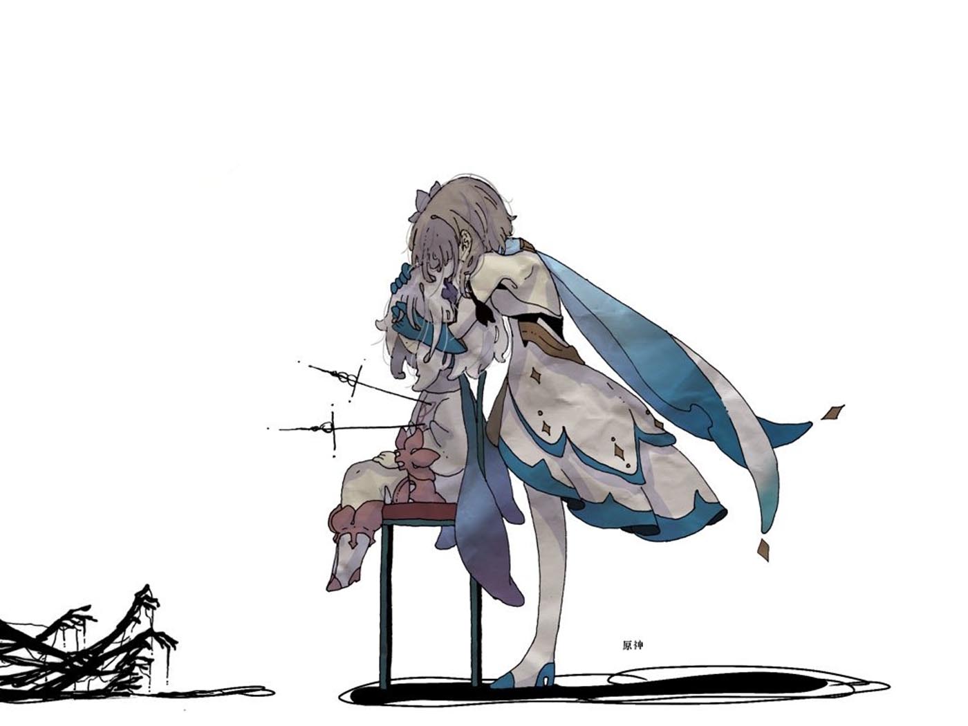 【原神同人图系列】#早安【220829】