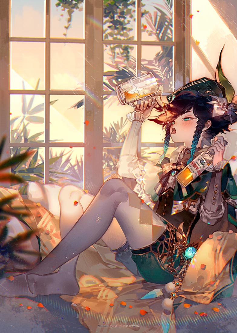 【原神同人图系列】#早安【220829】