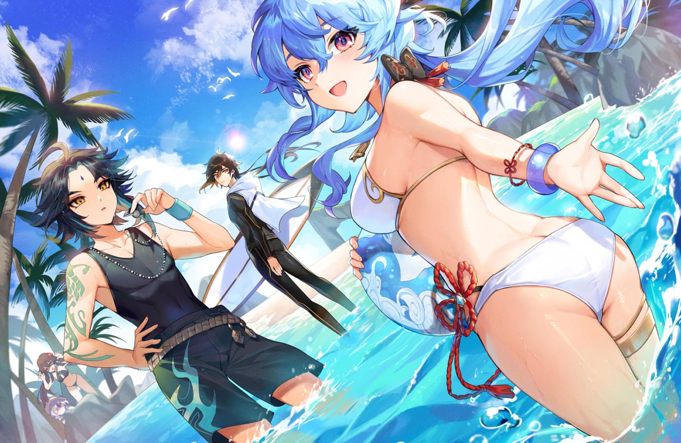 【原神同人图系列】#午安【220829】