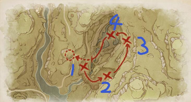 原神3.0攻略：藏宝图任务 “神秘的羊皮卷” 【成就：无名之城的呼唤】