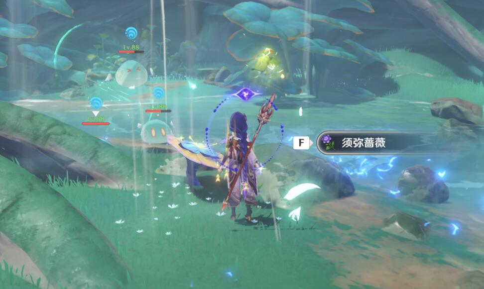 原神3.0攻略：蘑菇林 天上的草神瞳 获取方法【隐藏成就：飞驰如风】