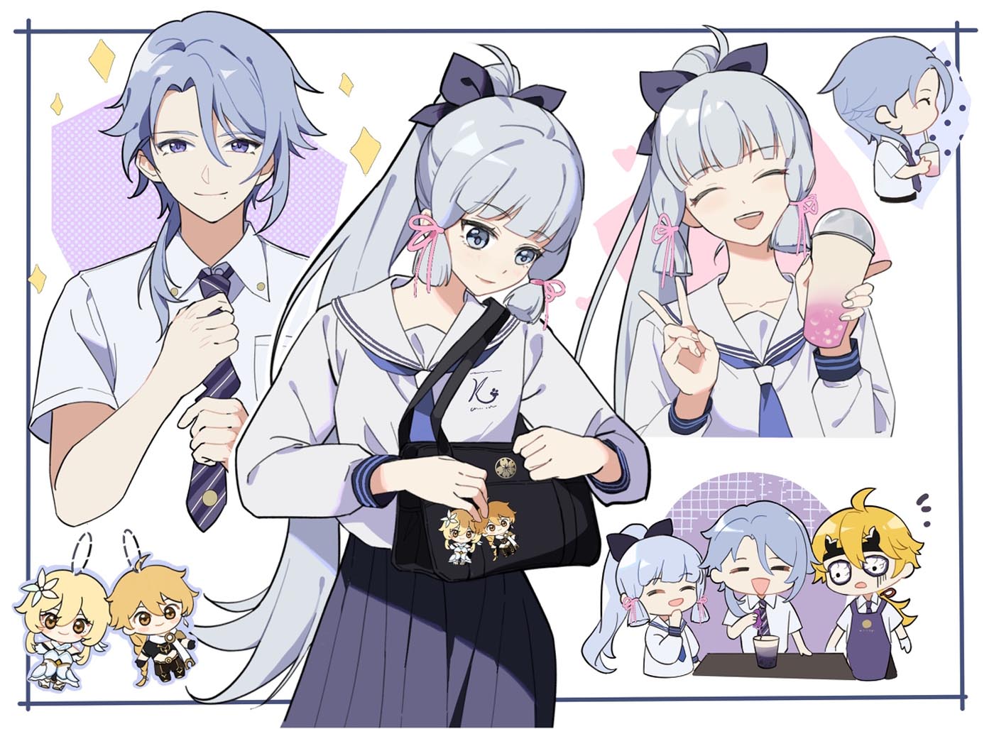 【同人图原神】#午安【221005】