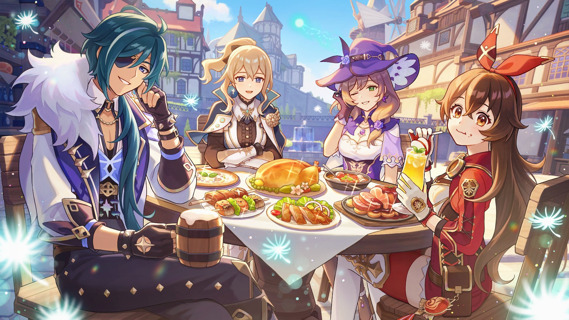 【原神二周年】官方推特纪念壁纸