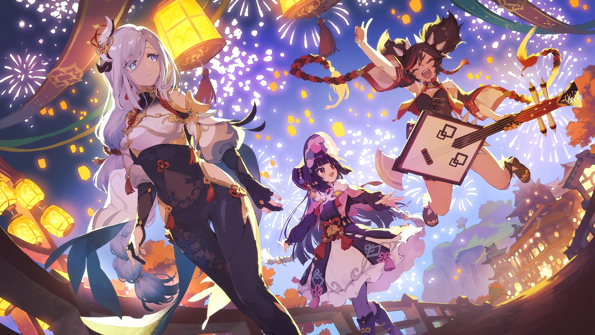 【原神二周年】官方推特纪念壁纸