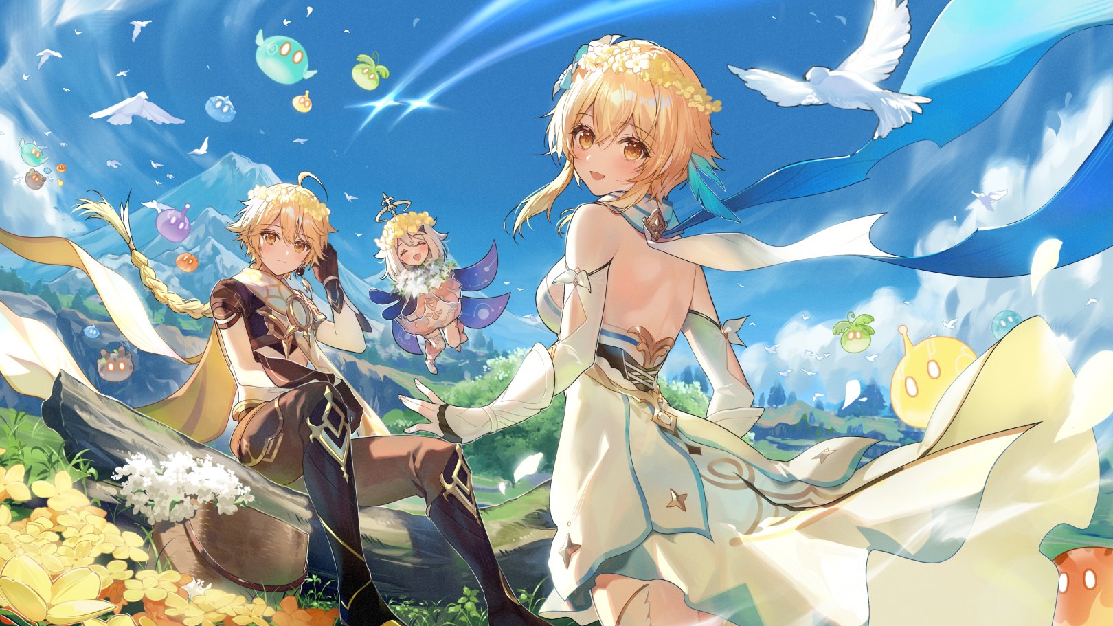 【原神二周年】官方推特纪念壁纸