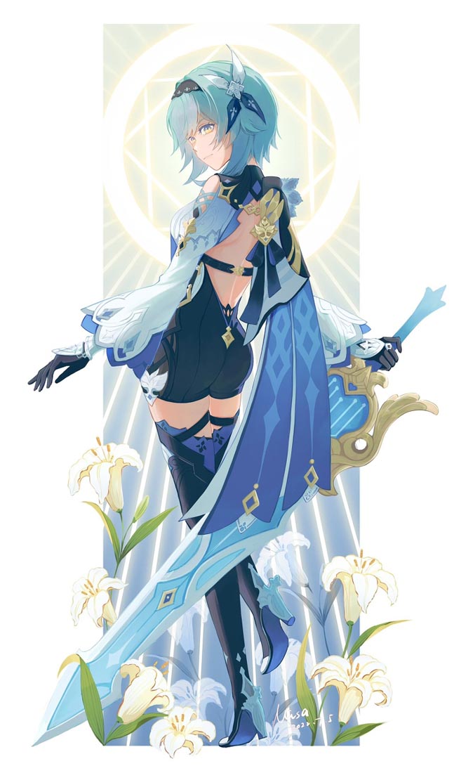 【游戏同人插画】#晚安【221103】