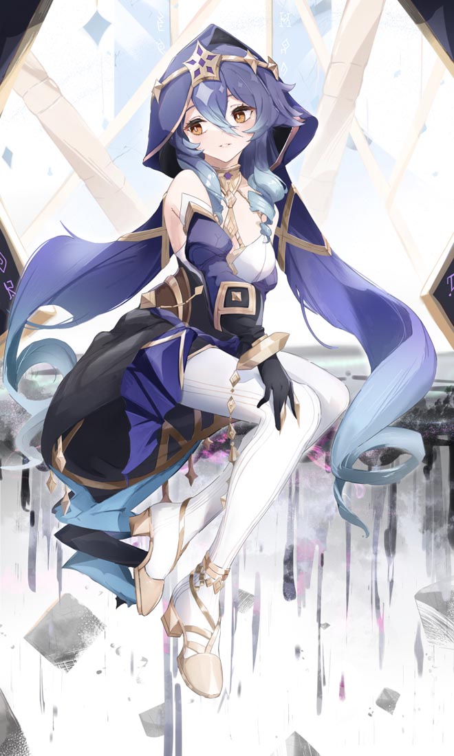 【游戏同人插画】#晚安【221103】