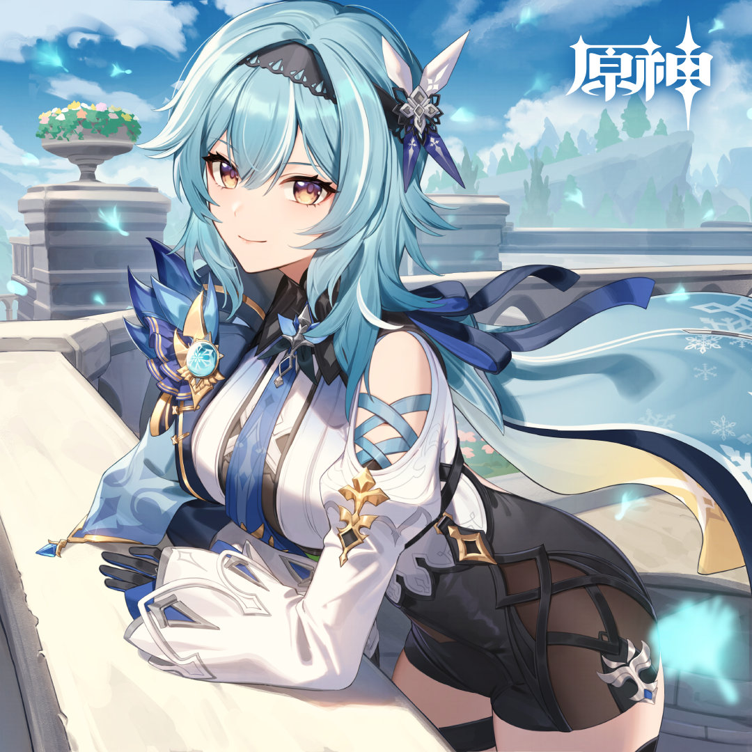 原神：“优菈” 生日快乐 官方贺图