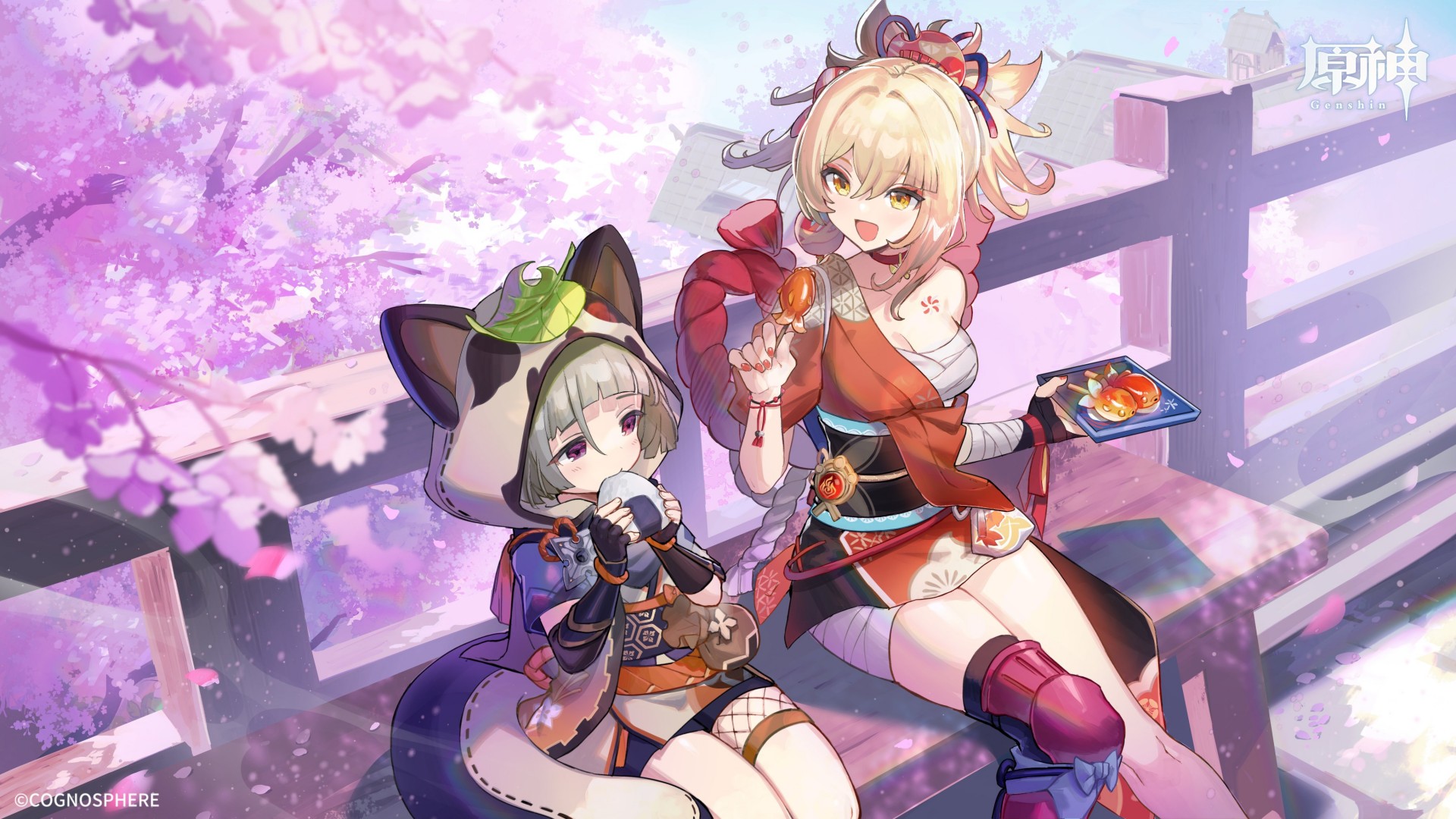 原神：日服官方推特260万粉丝纪念贺图