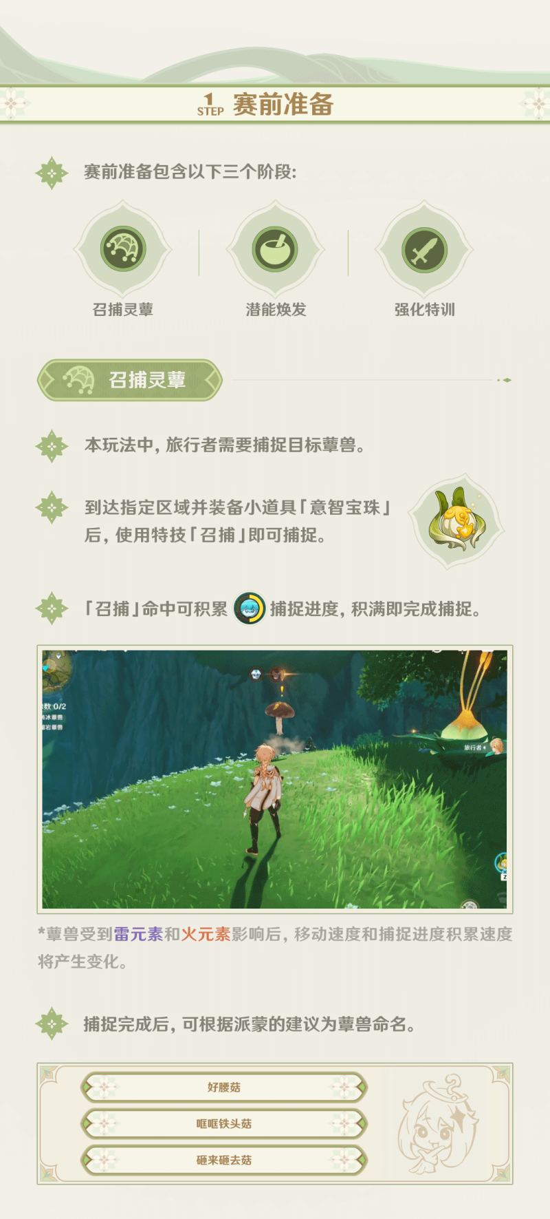 原神3.2：“宝可梦”活动「智巧灵蕈大竞逐」玩法一览