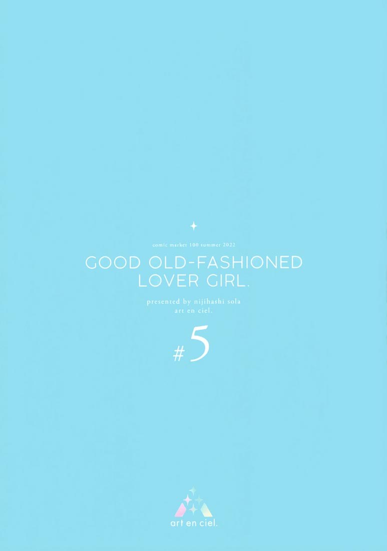 精美画集：GOOD OLD-FASHIONED LOVER GIRL #5（C100）