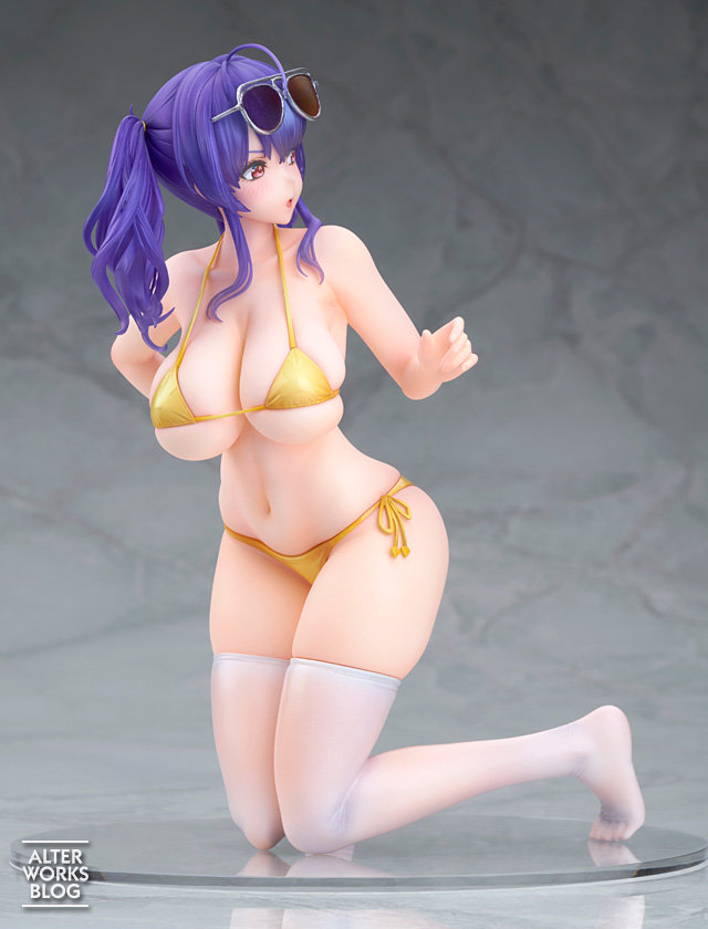 手办模型：ALTER《碧蓝航线》「波拉 水边的事故？Ver.」1/7 手办