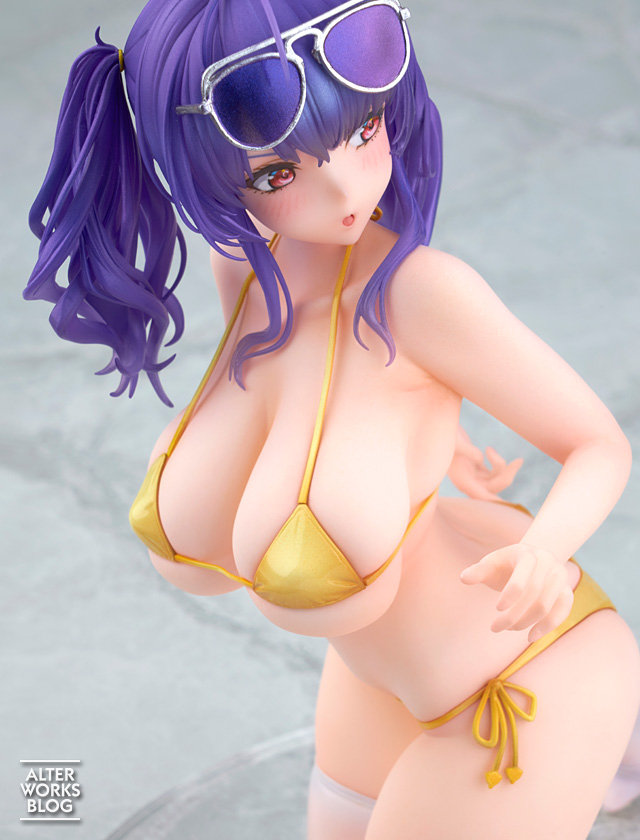 手办模型：ALTER《碧蓝航线》「波拉 水边的事故？Ver.」1/7 手办