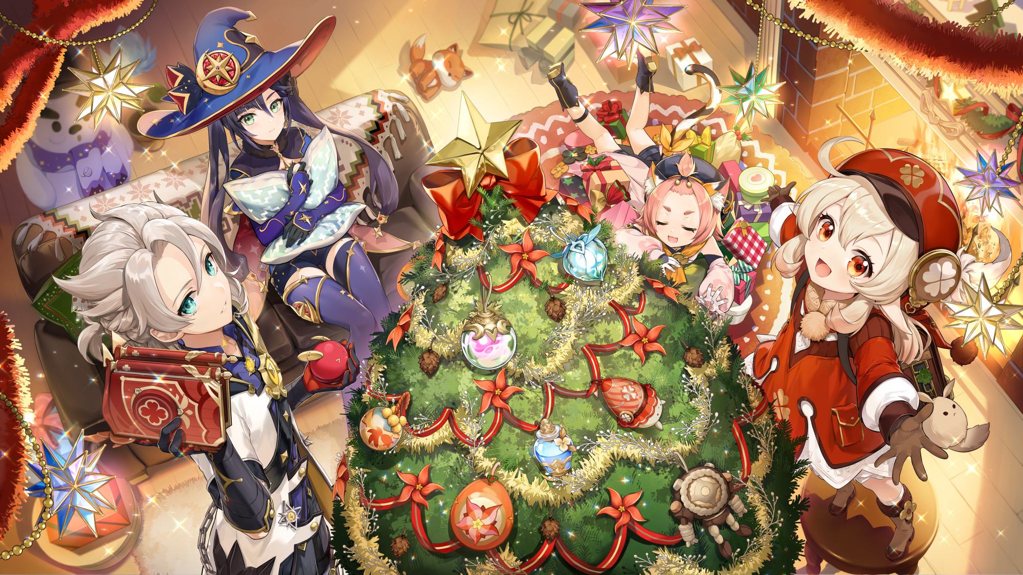 原神：2022圣诞节 官方贺图