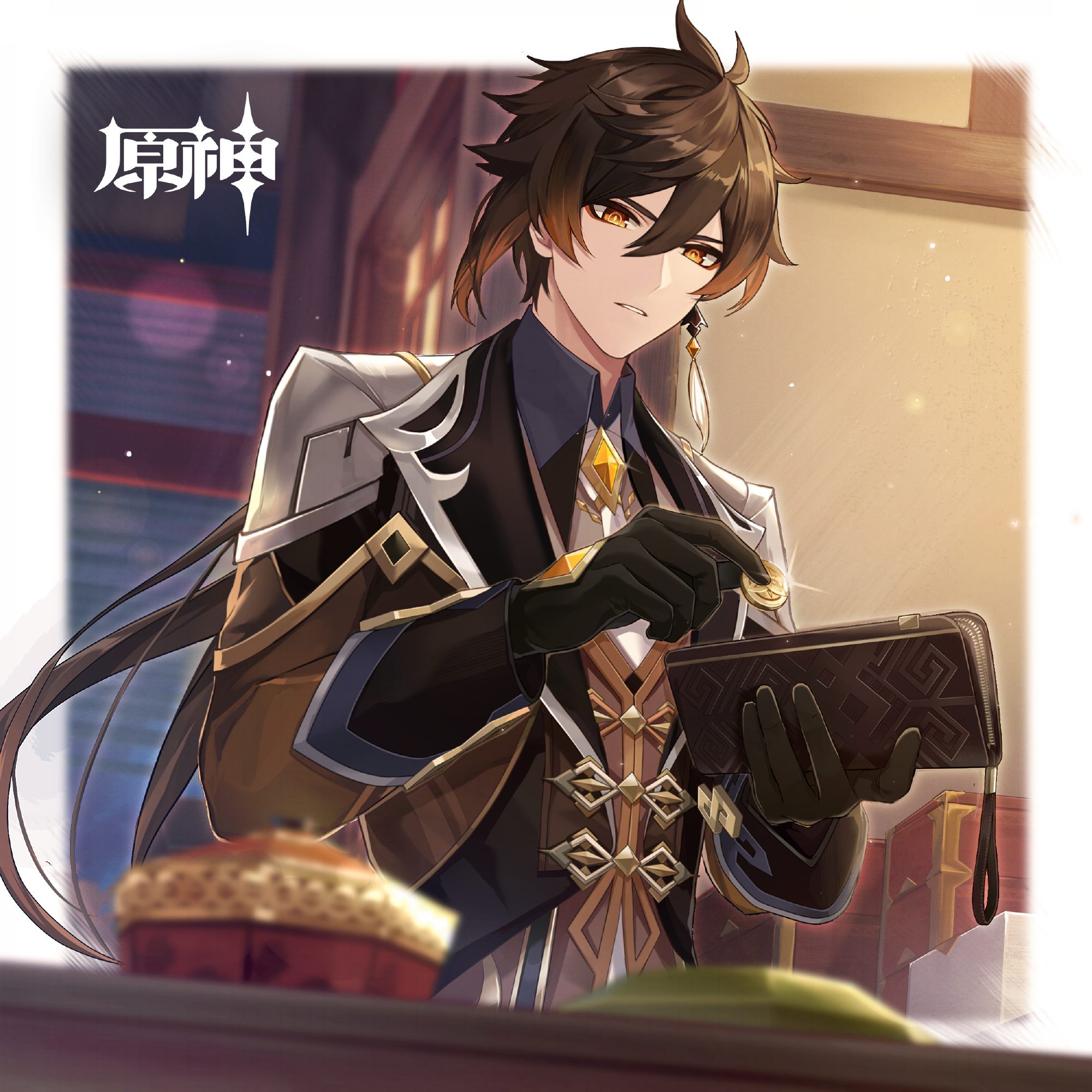 原神：“钟离” 生日快乐 官方贺图