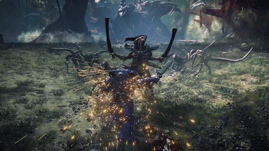 第三人称射击游戏《战锤40K：星际战士2》实机截图公布