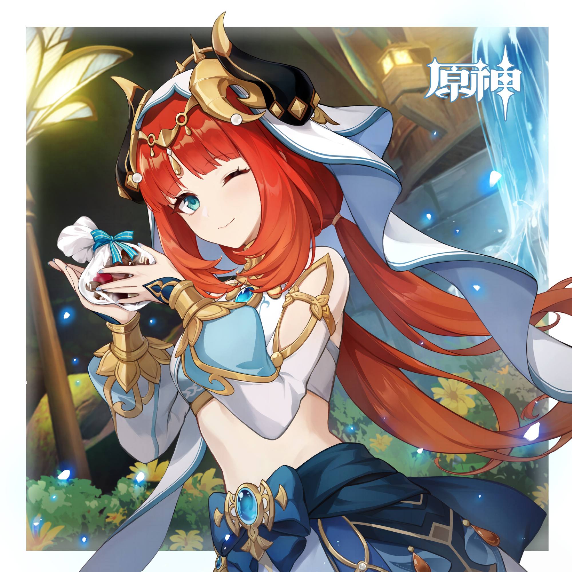 原神：2023情人节 官方贺图【夜兰、八重神子、妮露】