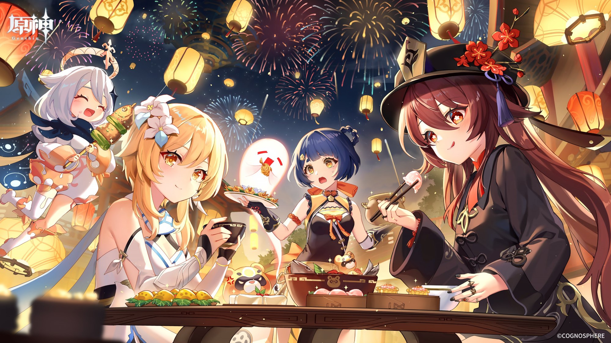 原神：日服官方推特300万粉丝纪念图