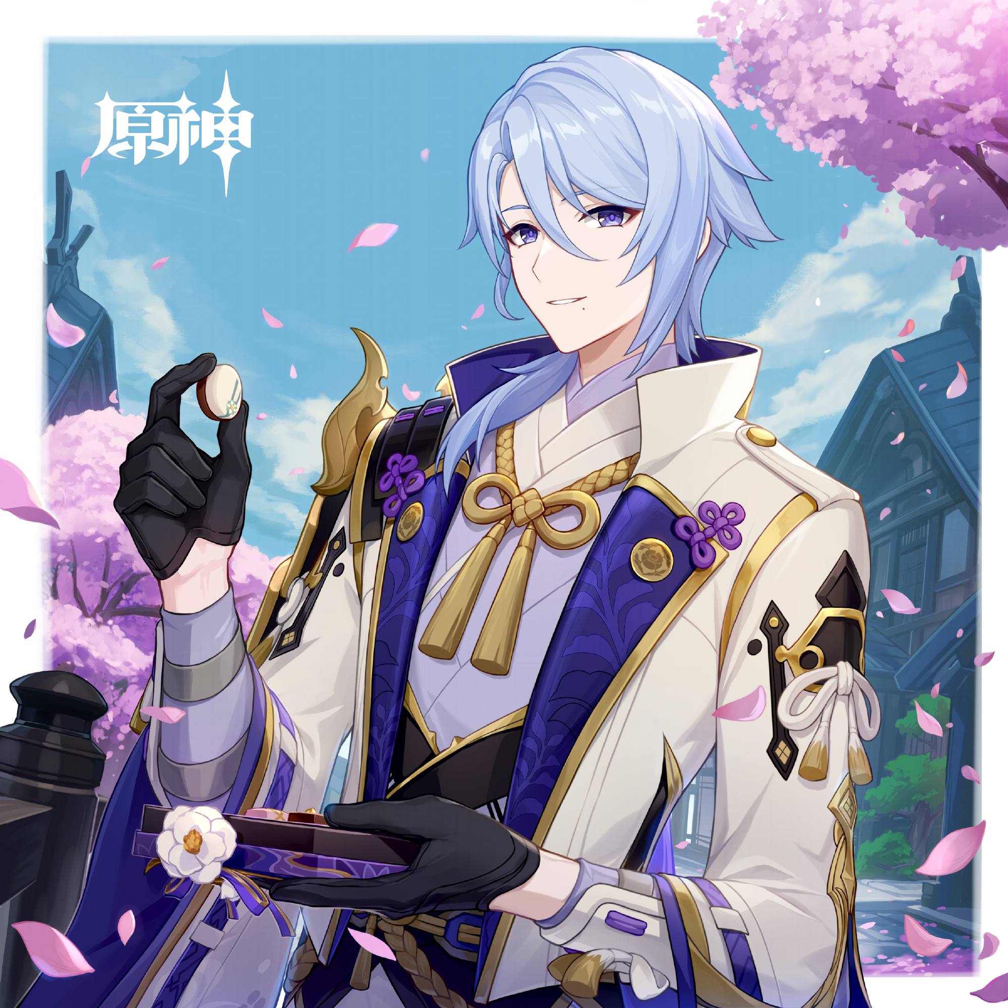 原神：2023 白色情人节 官方贺图 【神里绫人 ver.】