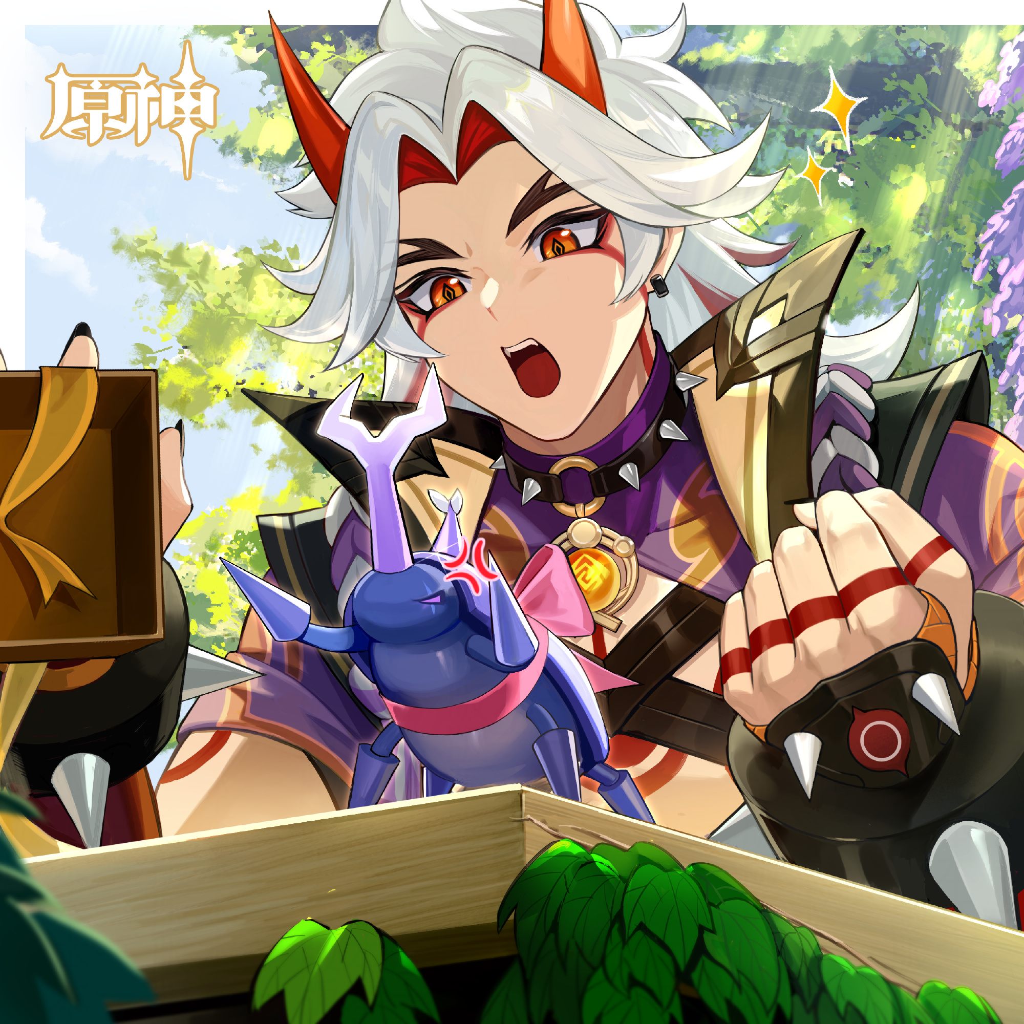 原神：“荒泷一斗” 生日快乐 官方贺图