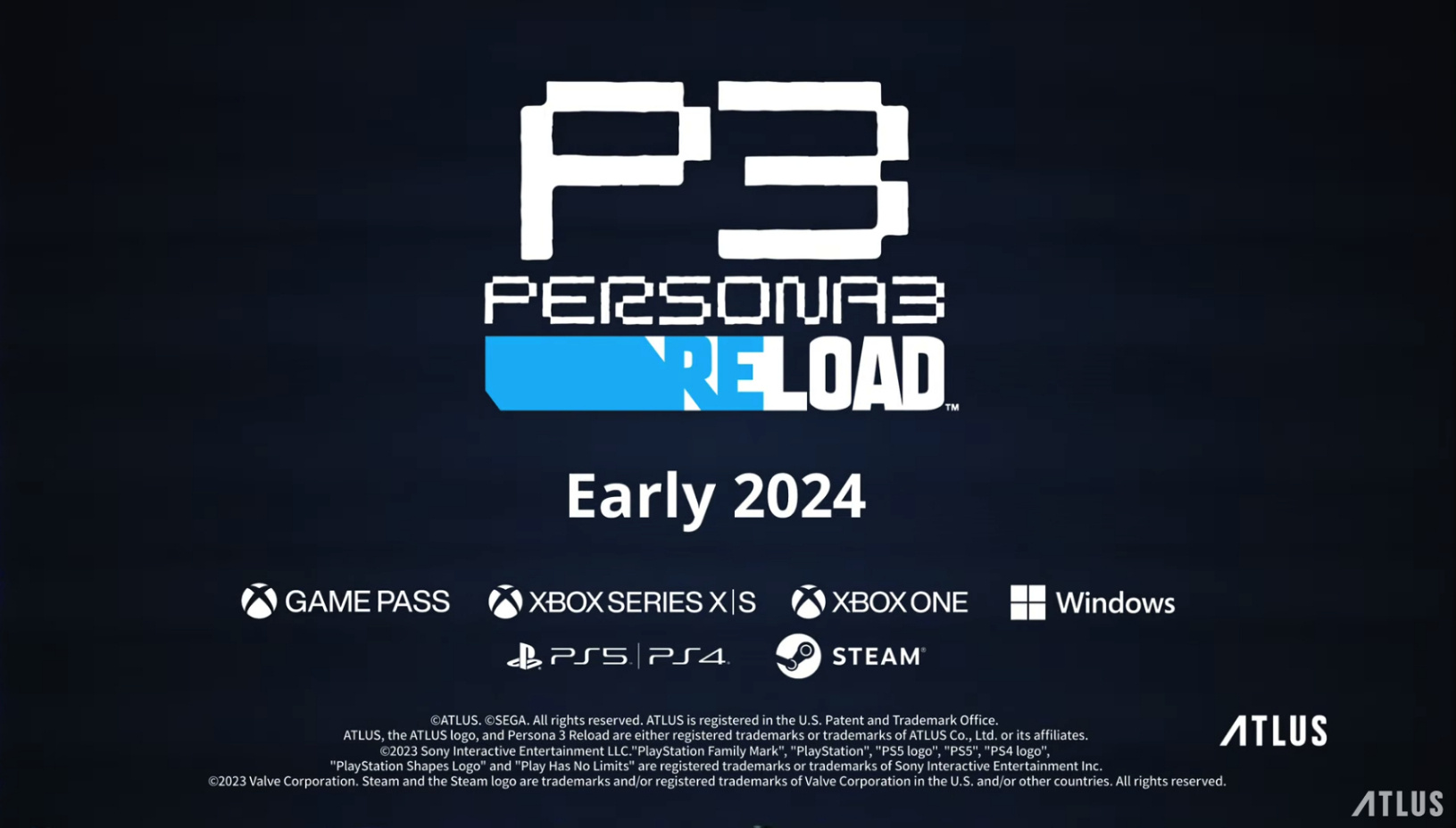 《女神异闻录3 Reload》、《女神异闻录5 战略版》全部登录XGP