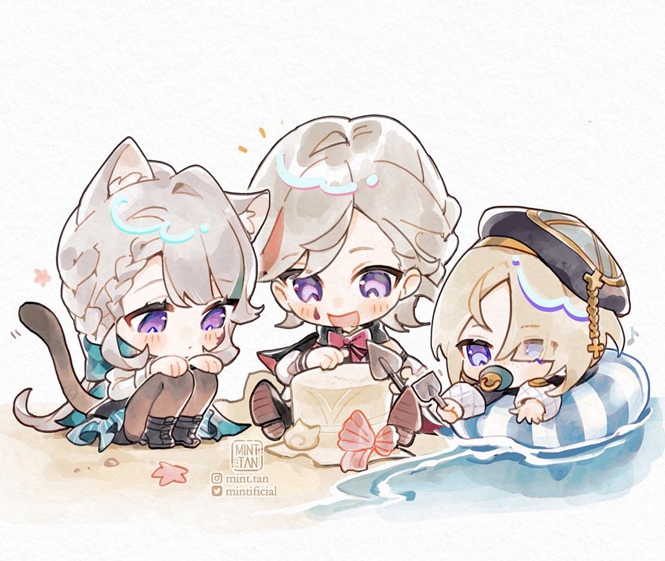 【230802】二次元插画#晚安