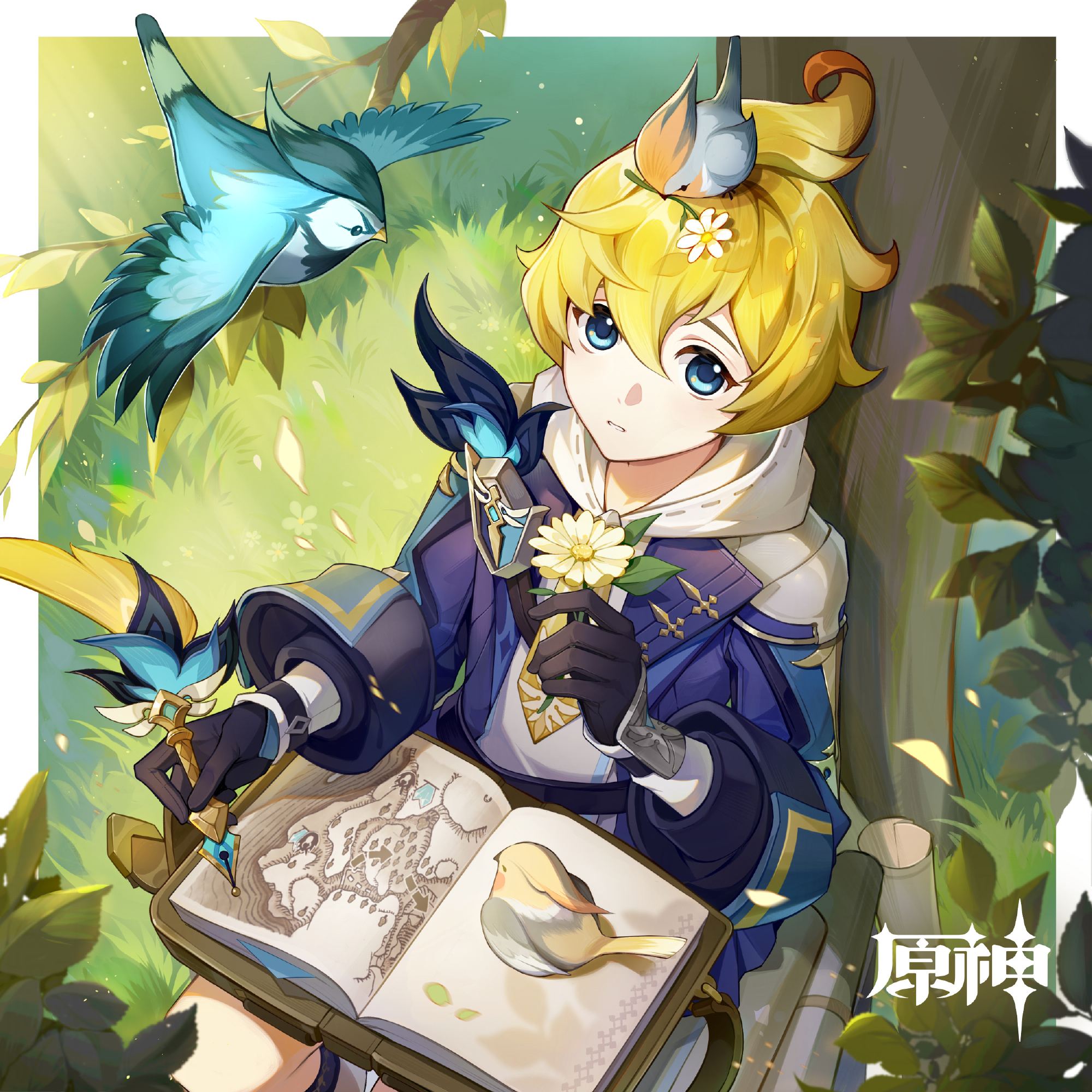 原神：“米卡” 生日快乐 官方贺图