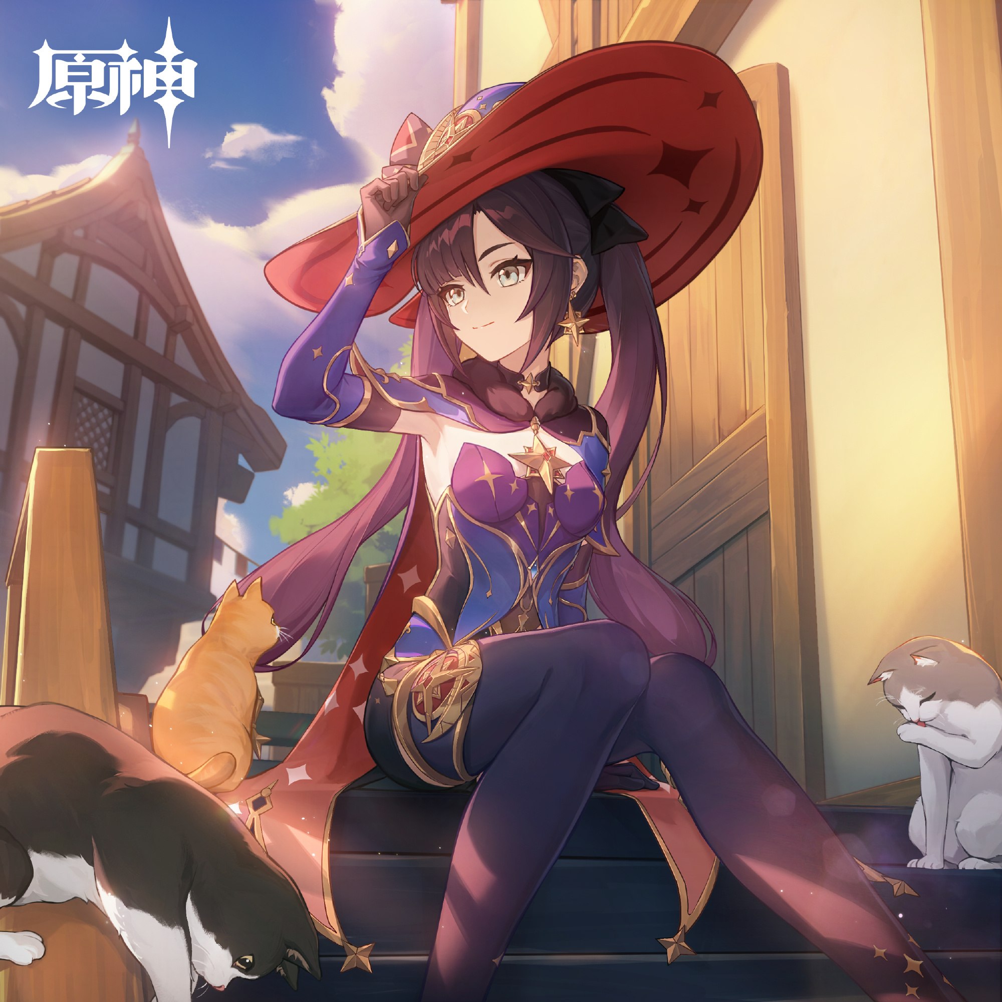 原神：“莫娜” 生日快乐 官方贺图