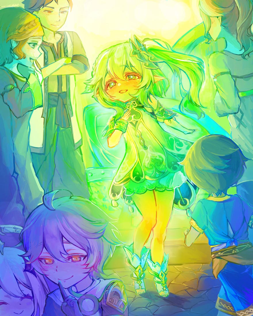 【230920】合集同人图#晚安