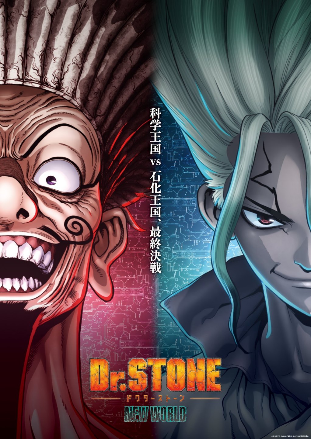 TV动画《Dr.STONE 石纪元》第三季后半视觉图公开，10月12日开播