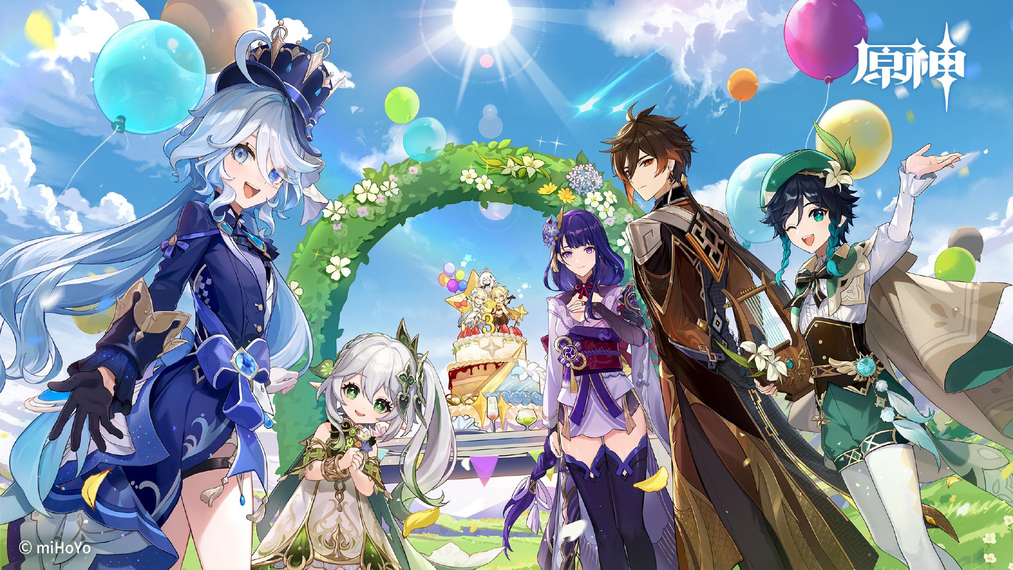 原神4.1：官方「壁纸放送」