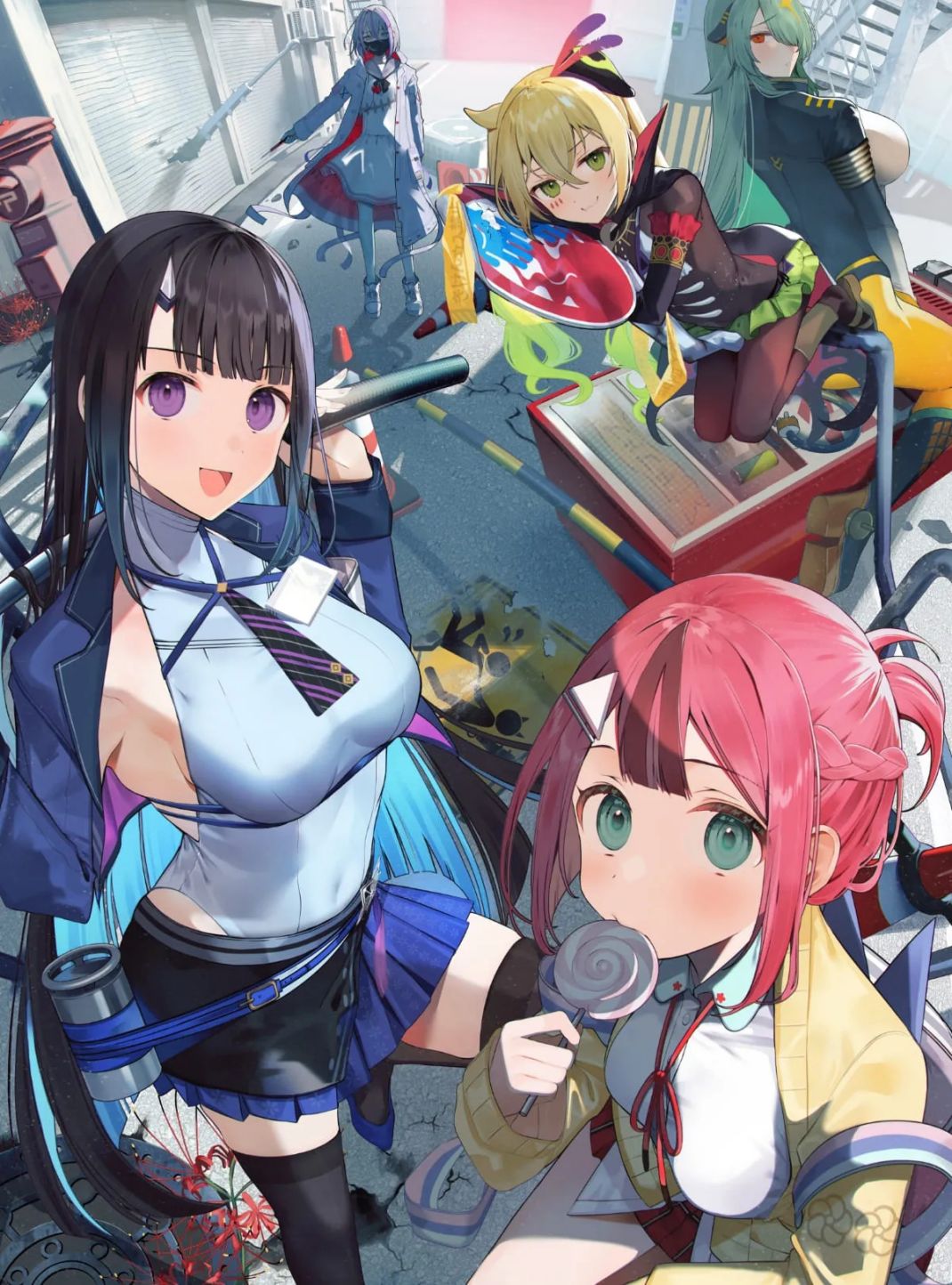 戏画社新游《Go Hell Go》官网原画公开，2024年3月28日发售