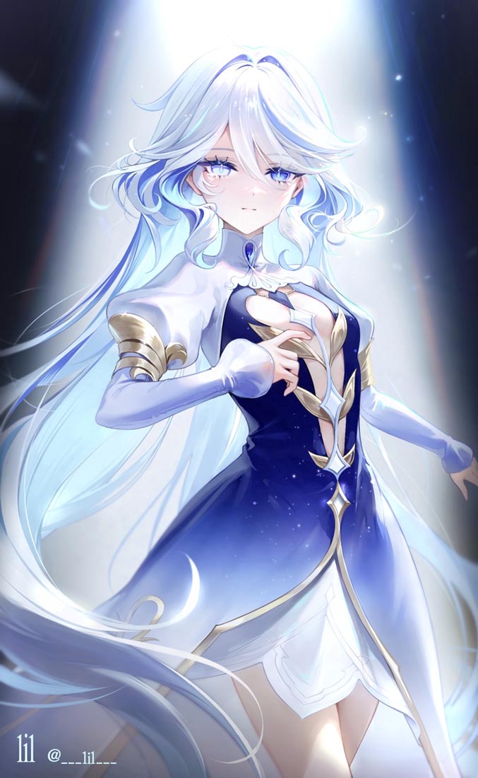 游戏二次元插画#晚安【231219】