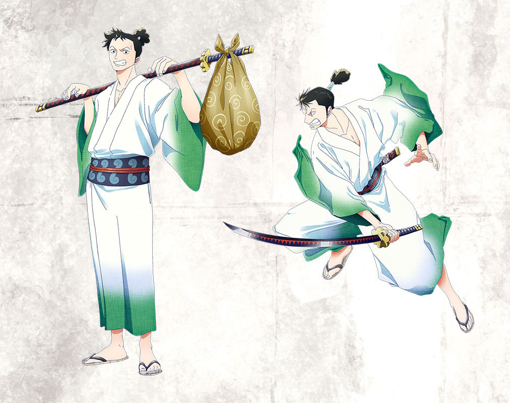 尾田荣一郎19岁创作的短篇改编动画《MONSTERS  一百三情飞龙侍极》视觉图公开