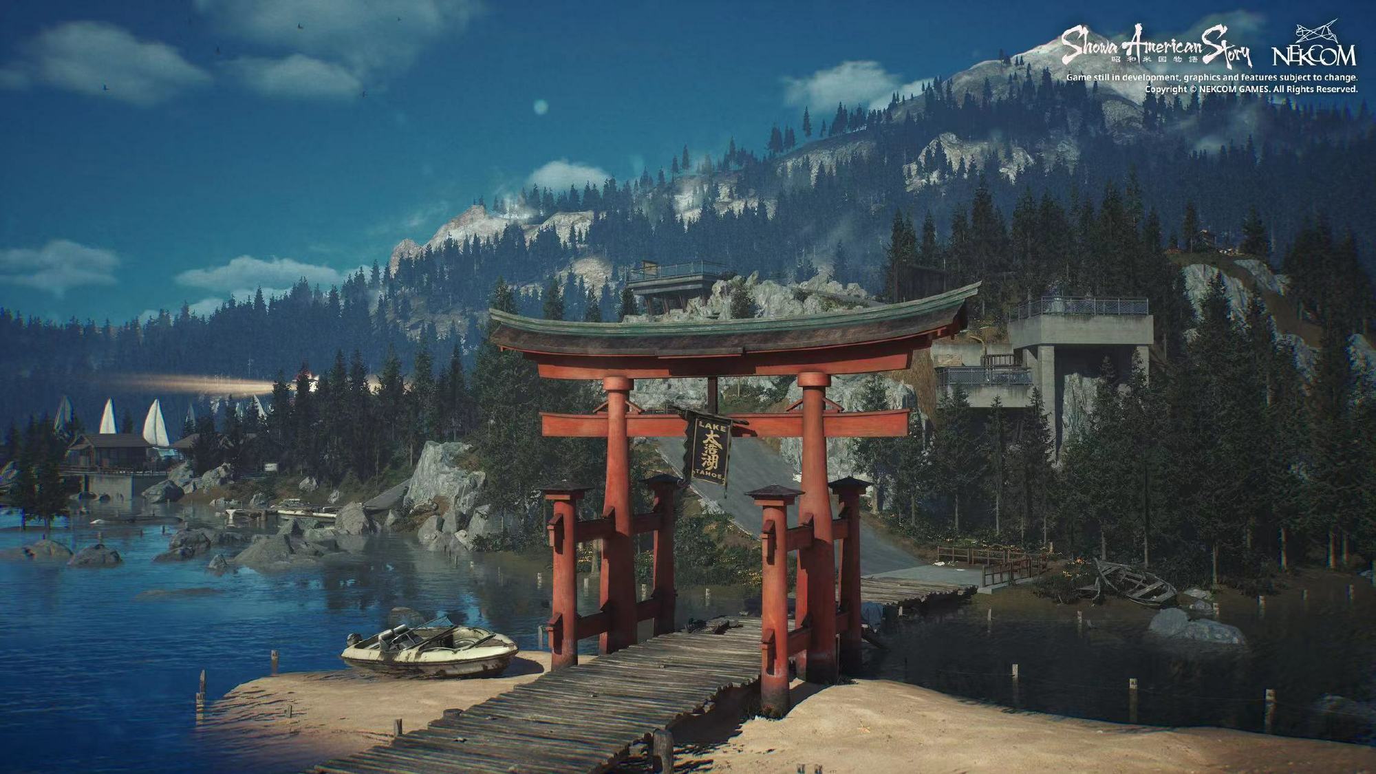 《昭和米国物语》更新2024年元旦贺图和若干张游戏截图，该作仍在开发中