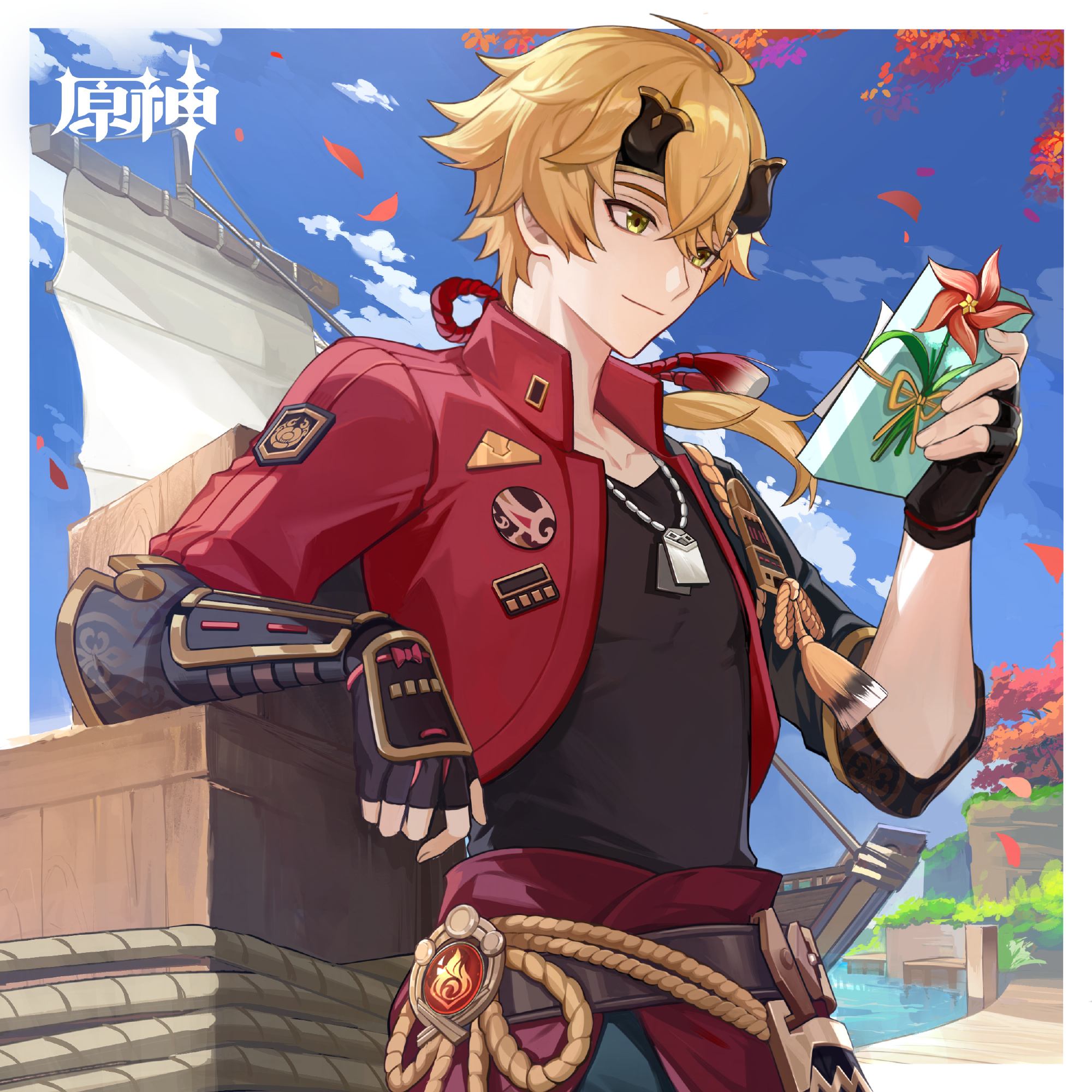 原神：“托马” 生日快乐 官方贺图