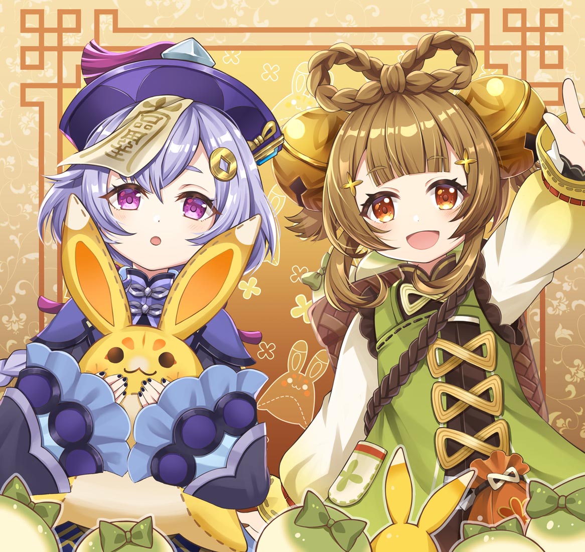 【240205】二次元美少女插画#晚安