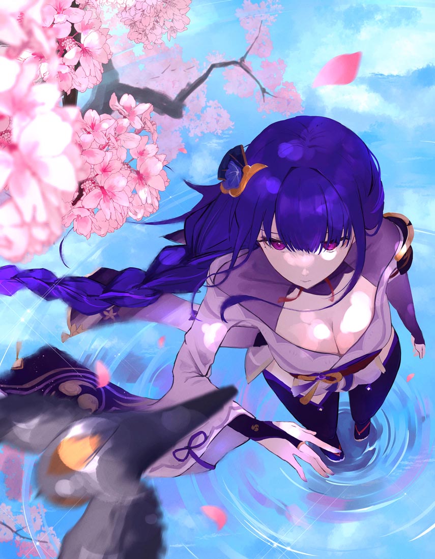 【240205】二次元美少女插画#晚安