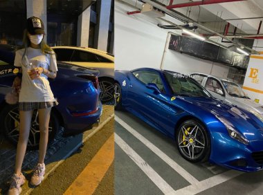 长春翻斗车法拉利相撞，女车主斗鱼主播乖婷儿回应，好烦啊千万别借车