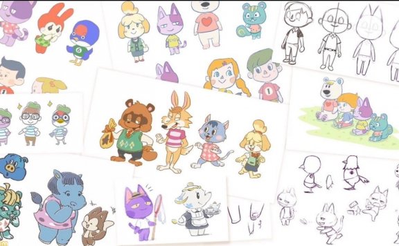 《动物森友会》动森开发初期画面曝光 人气角色最早原来长这样