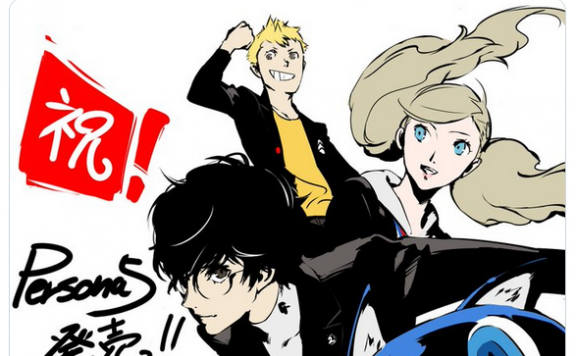 《女神异闻录5》4周年官方贺图公布