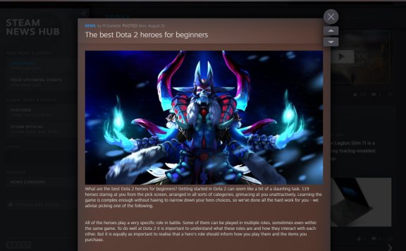 游戏挑花眼?Steam实验室009号实验“新闻中心”新信息公布,支持个性化定制