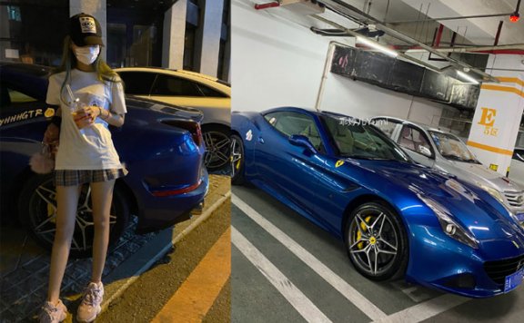 长春翻斗车法拉利相撞，女车主斗鱼主播乖婷儿回应，好烦啊千万别借车