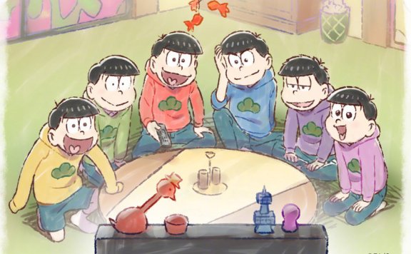 10月新番:「阿松」动画3期开播宣传图“全裸待机”  