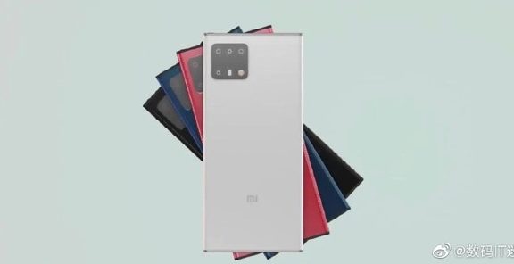 小米11民间渲染图出炉 曲面屏设计还有方形相机模组